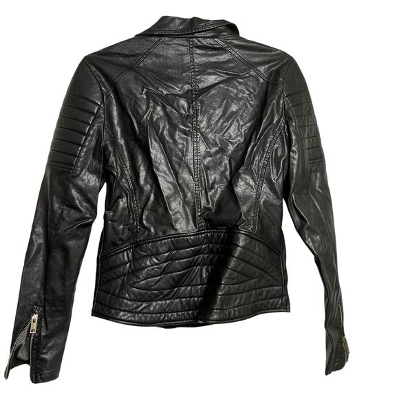 Blank NYC Vegan Leather Moto Biker Jacket - Size Small (2885)‎ - Picture 7 of 7